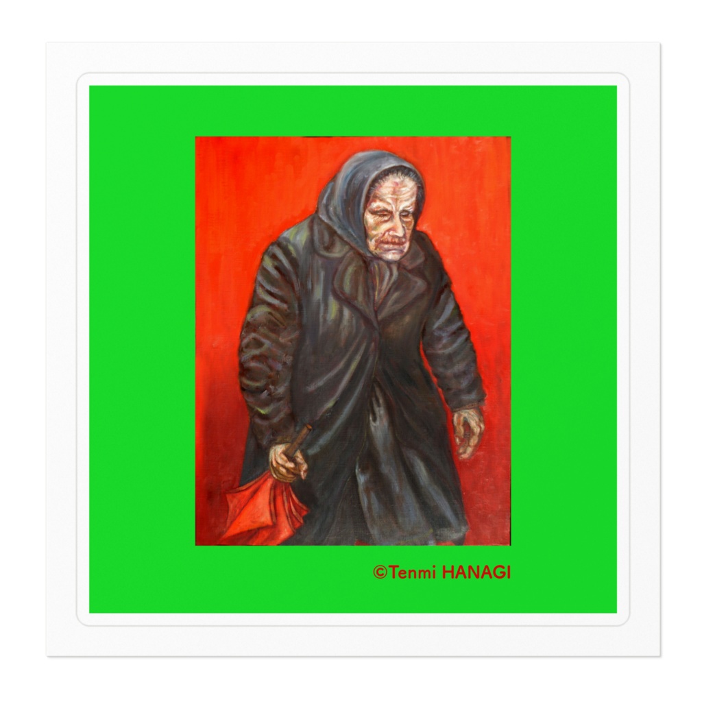 おばあちゃんステッカー