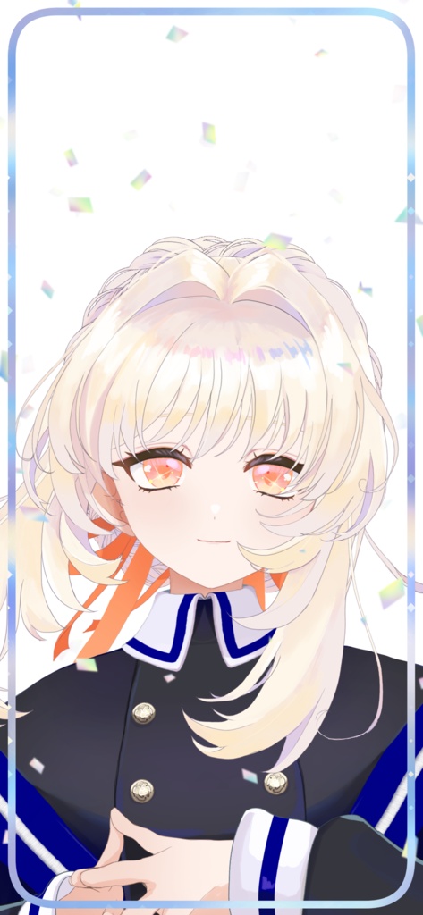 【壁紙】みくろつえ デビュー配信サムネの壁紙【縦横対応】