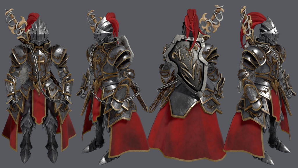 オリジナルプレートアーマー【3Dモデル】