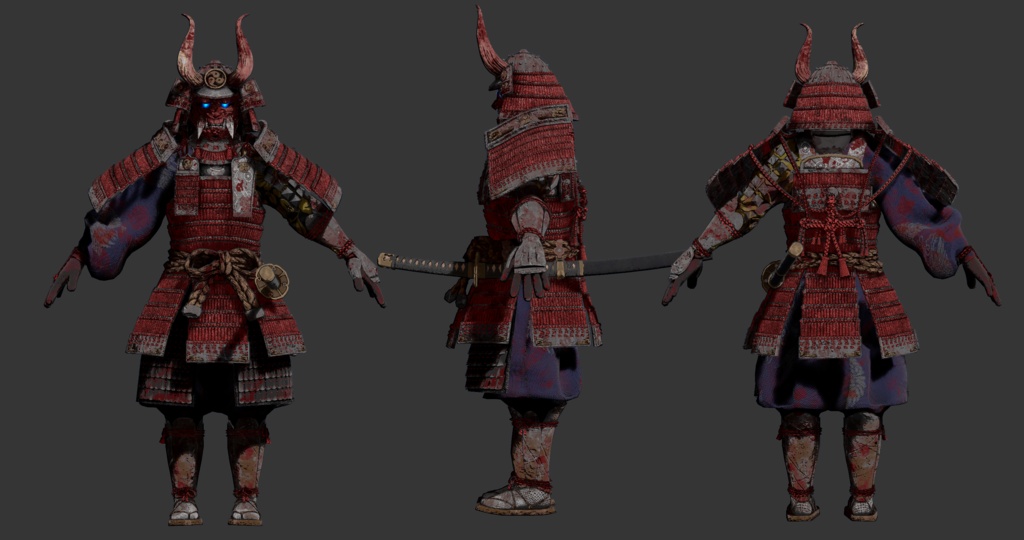 オリジナル3Dモデル【怨鬼】