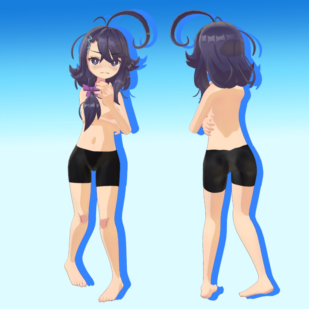 【無料配布中!】オリジナル3Dモデル「ねむ」