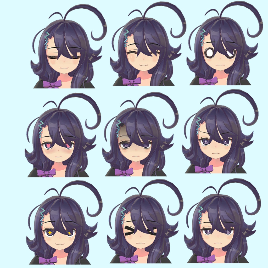 【無料配布中!】オリジナル3Dモデル「ねむ」