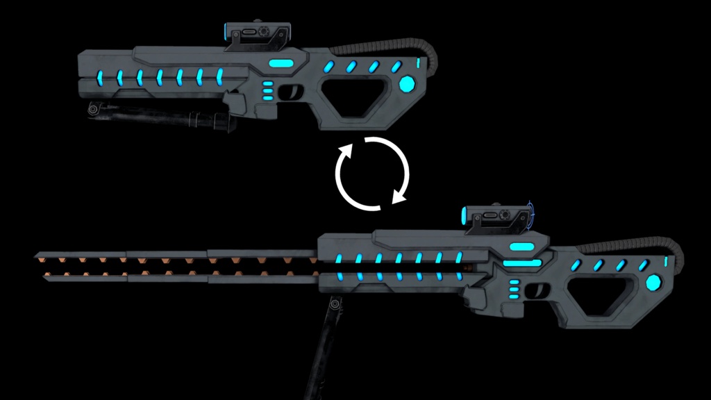 オリジナルサイバーアーマー【3Dモデル】