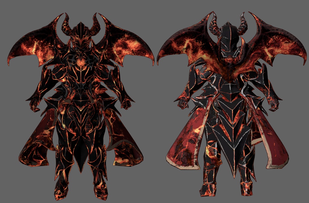 オリジナルデビルアーマー【3Dモデル】