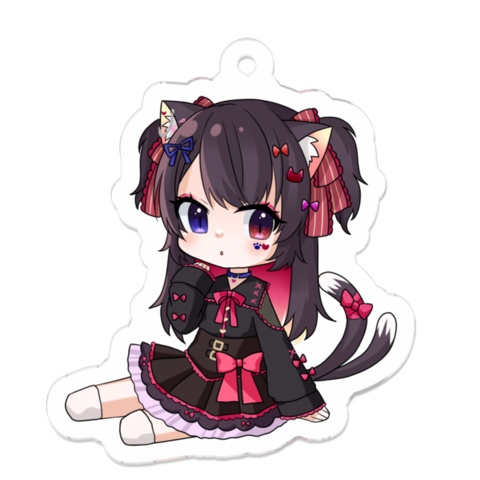 弐尾乃おすわりアクキーシリーズ