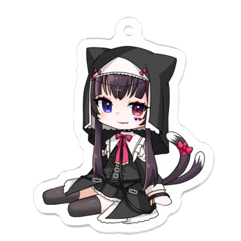 弐尾乃おすわりアクキーシリーズ