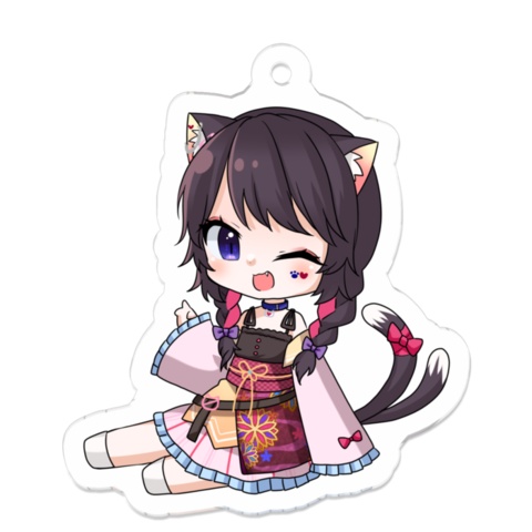 弐尾乃おすわりアクキーシリーズ