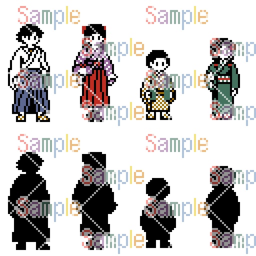 ドット絵立ち絵_大正時代編(50種+α)