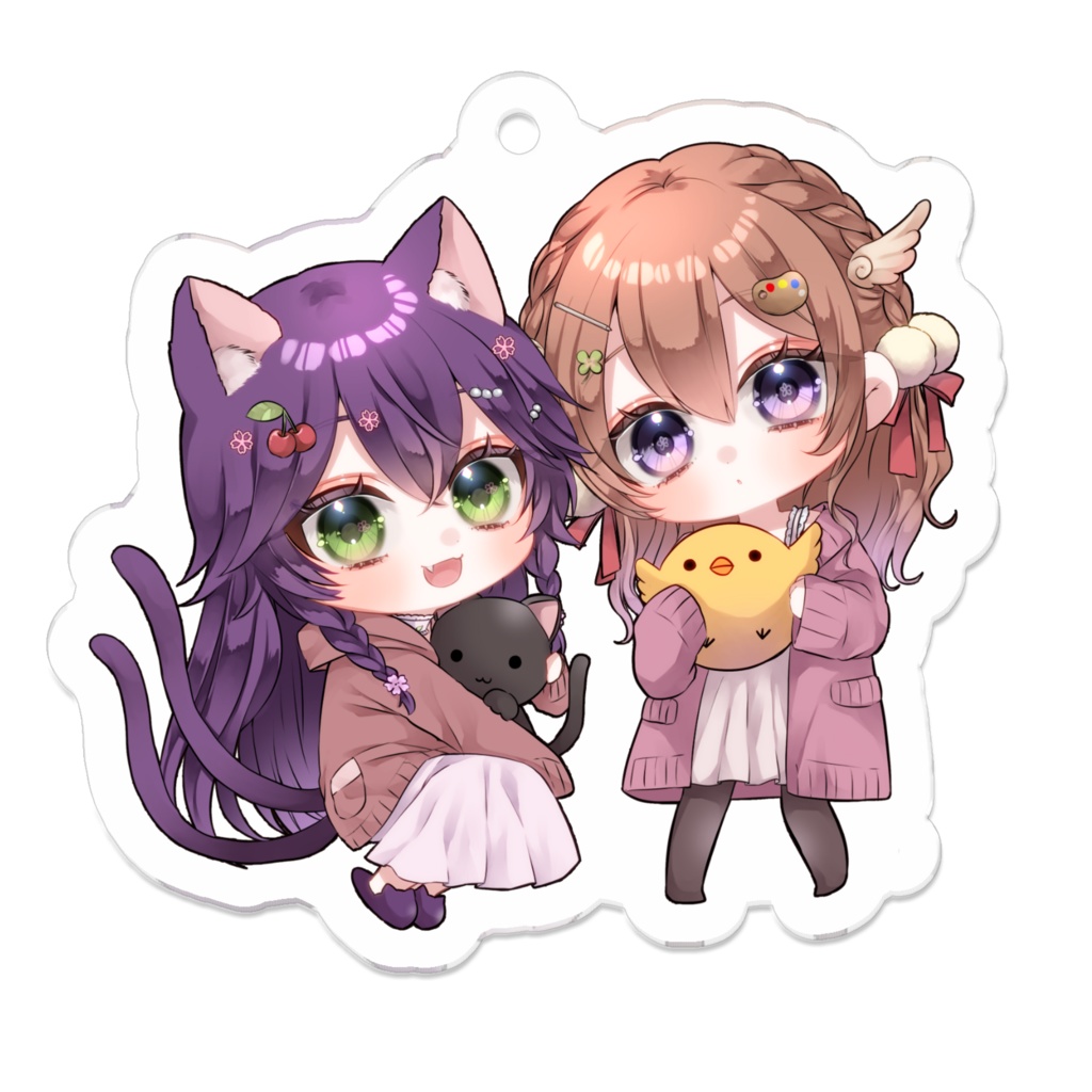 あずぴよアクリルキーホルダー