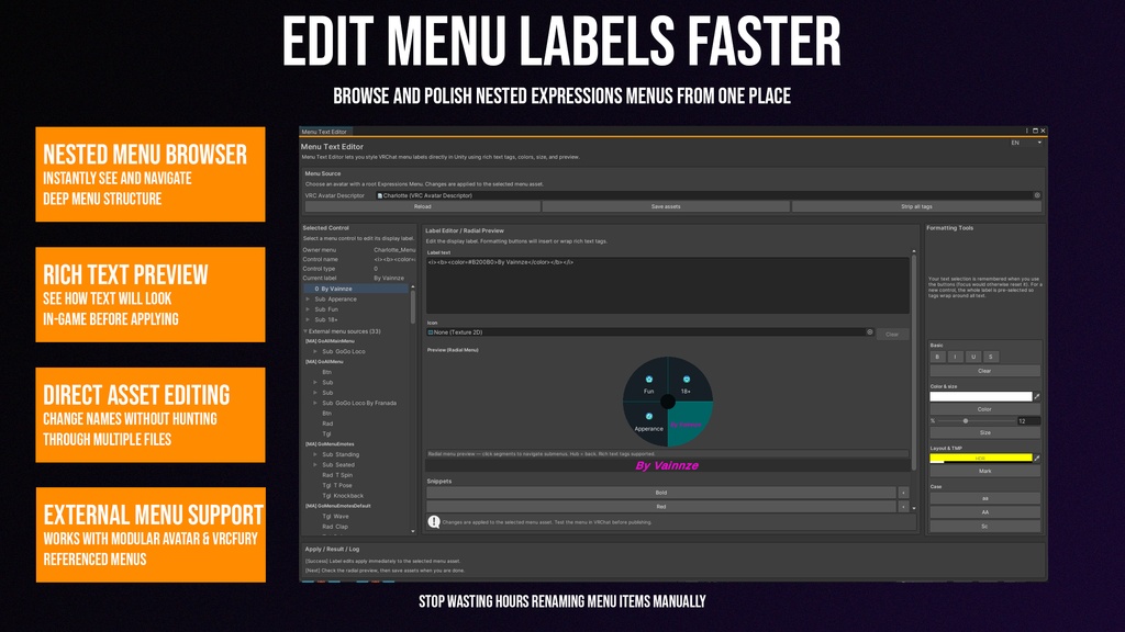 ACHT Hub v1.6.1 — VRChat Avatar Unity Toolkit