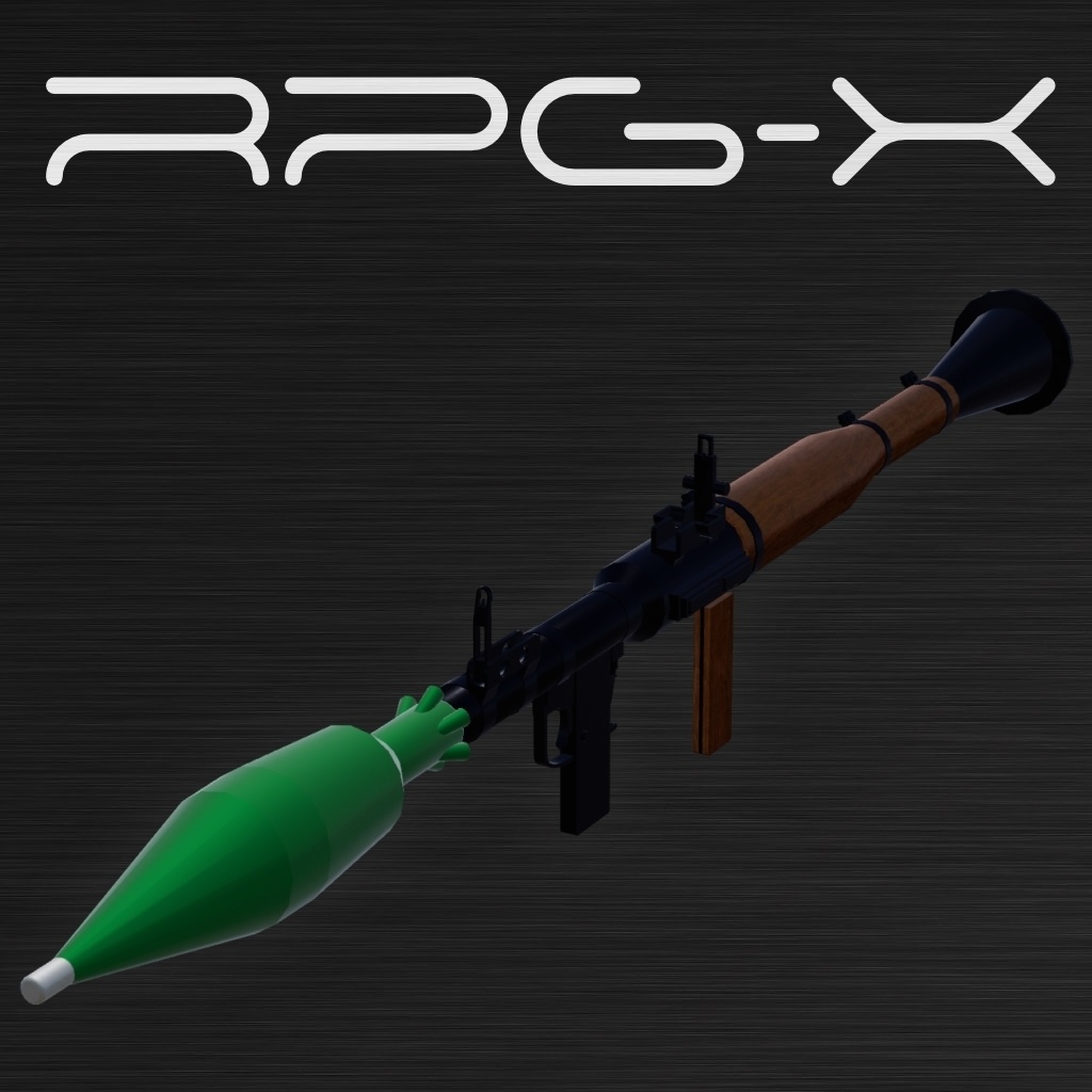 RPG-X【VRCアバター用対戦車擲弾発射機ギミック】