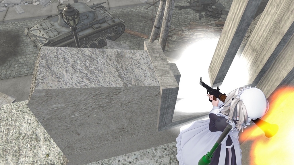 RPG-X【VRCアバター用対戦車擲弾発射機ギミック】