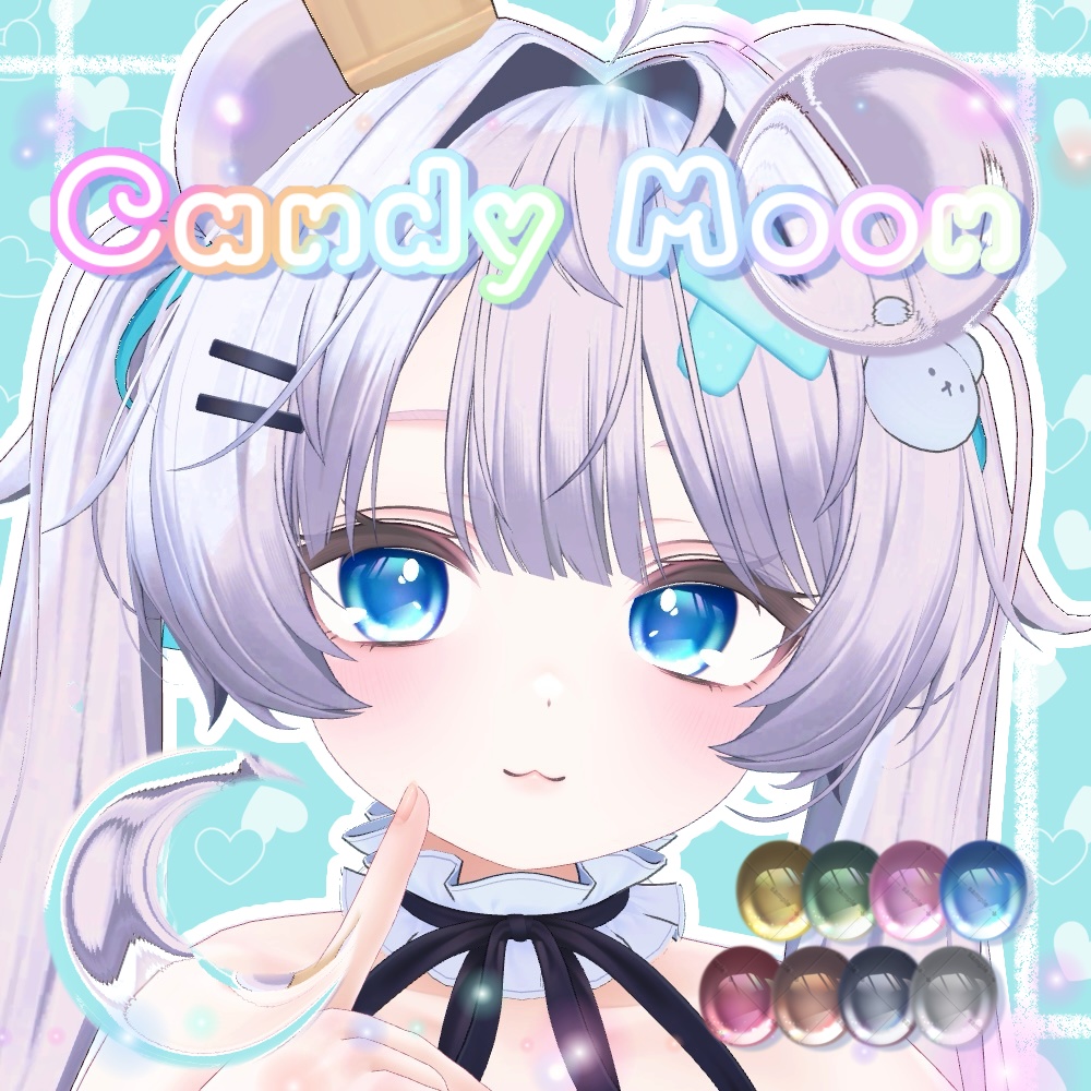〖ミルフィ対応〗Candy Moon☾*ちゅるるん eye texture(8color)