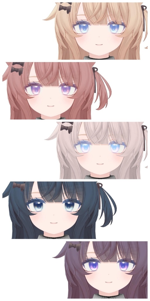 〖ミルフィ・エク〗空色ゆめふわEYE ♡໒꒱ eye texture(5color)