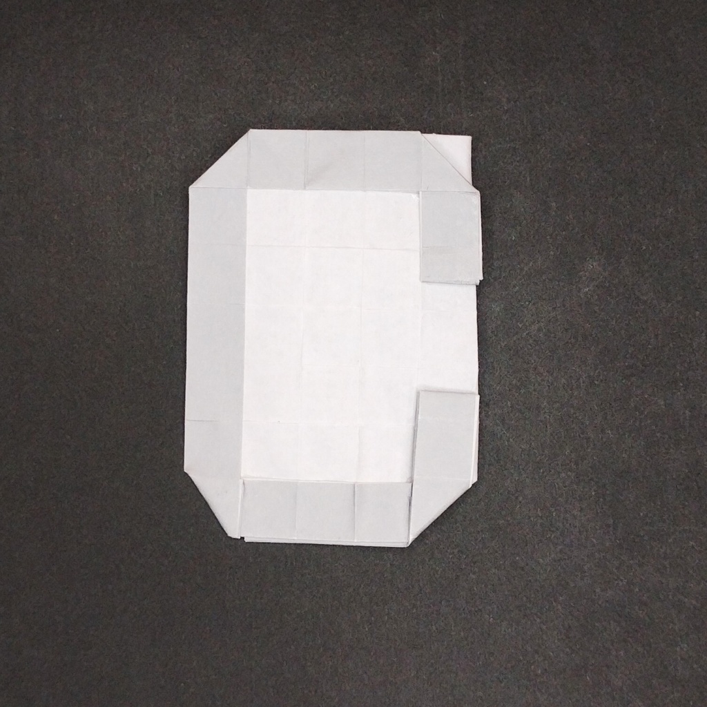 アルファベットCの展開図/Alphabet "C" on CP