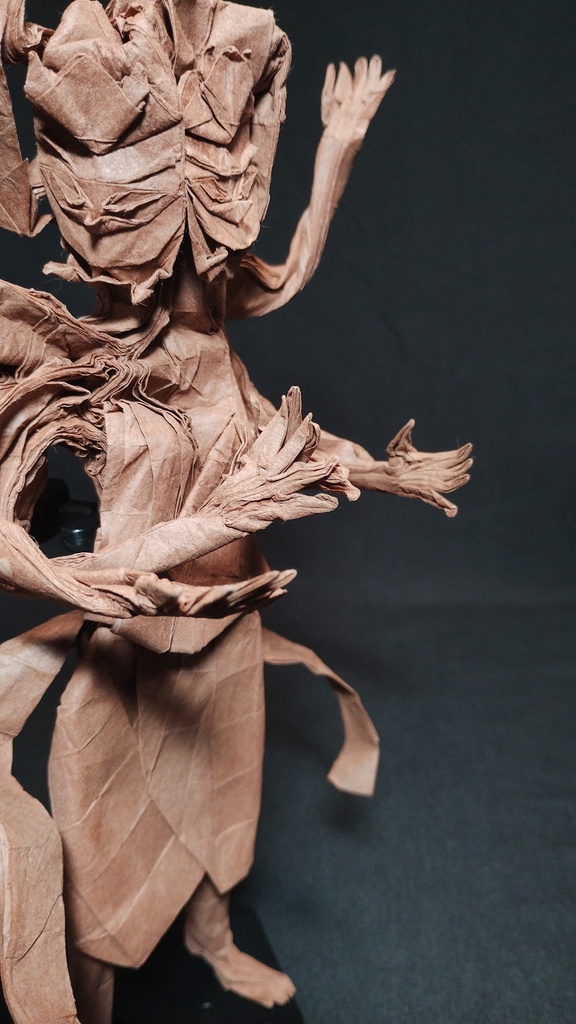 阿修羅像の展開図/Asura statue on CP