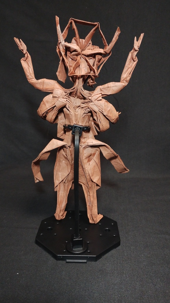 阿修羅像の展開図/Asura statue on CP