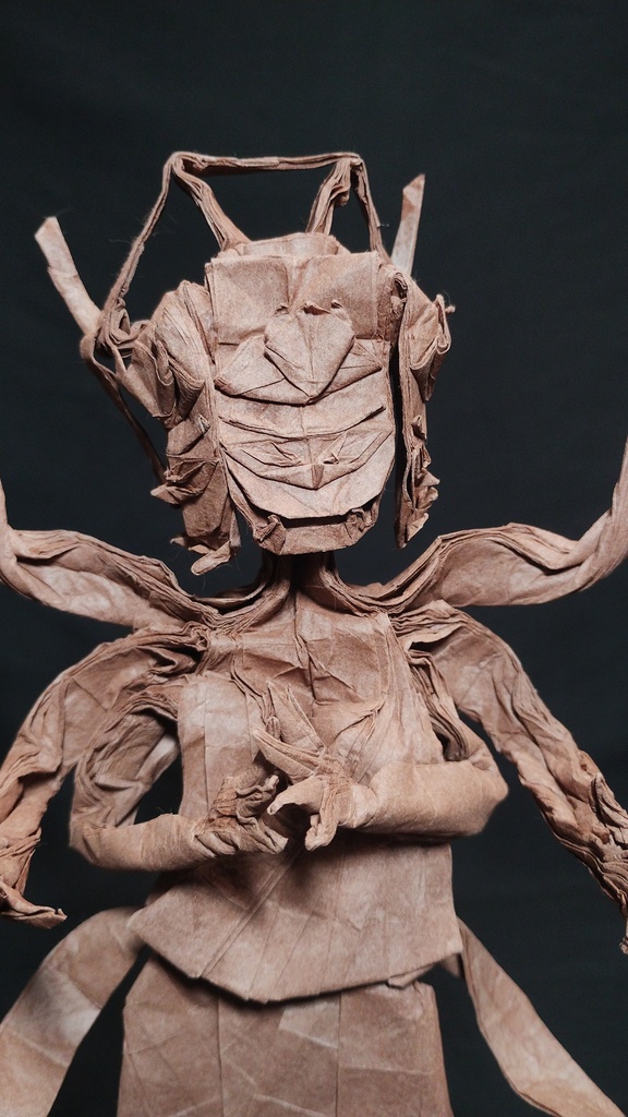 阿修羅像の展開図／Asura statue on CP