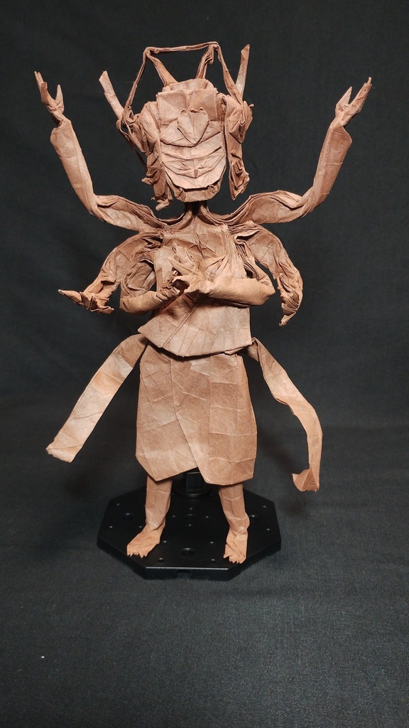 阿修羅像の展開図/Asura statue on CP