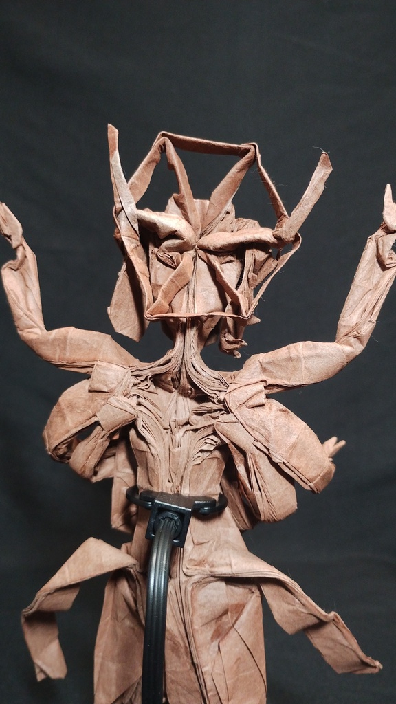 阿修羅像の展開図/Asura statue on CP