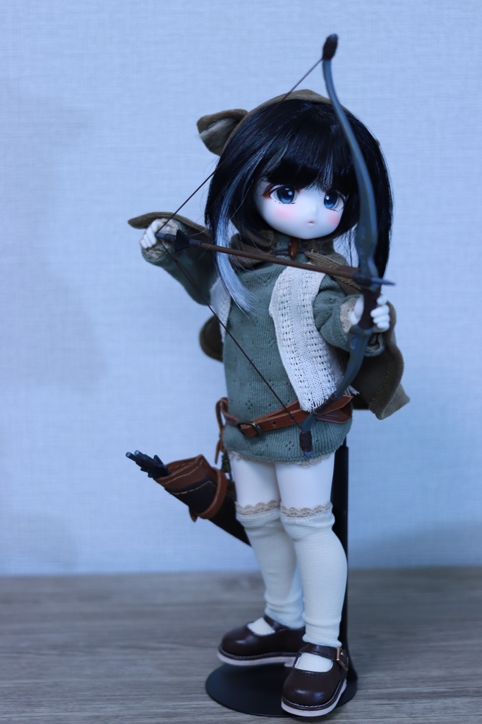 tinyfox/幼sd 弓矢と矢筒のSET