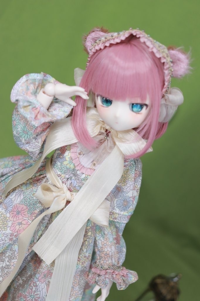 MDD/SDM 幼SD/tinyfox1/6リバティ クマ耳ドレスset