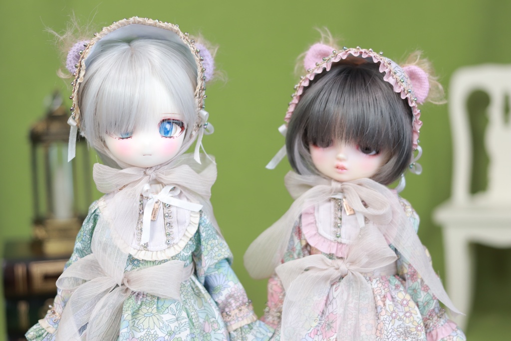 MDD/SDM 幼SD/tinyfox1/6リバティ クマ耳ドレスset