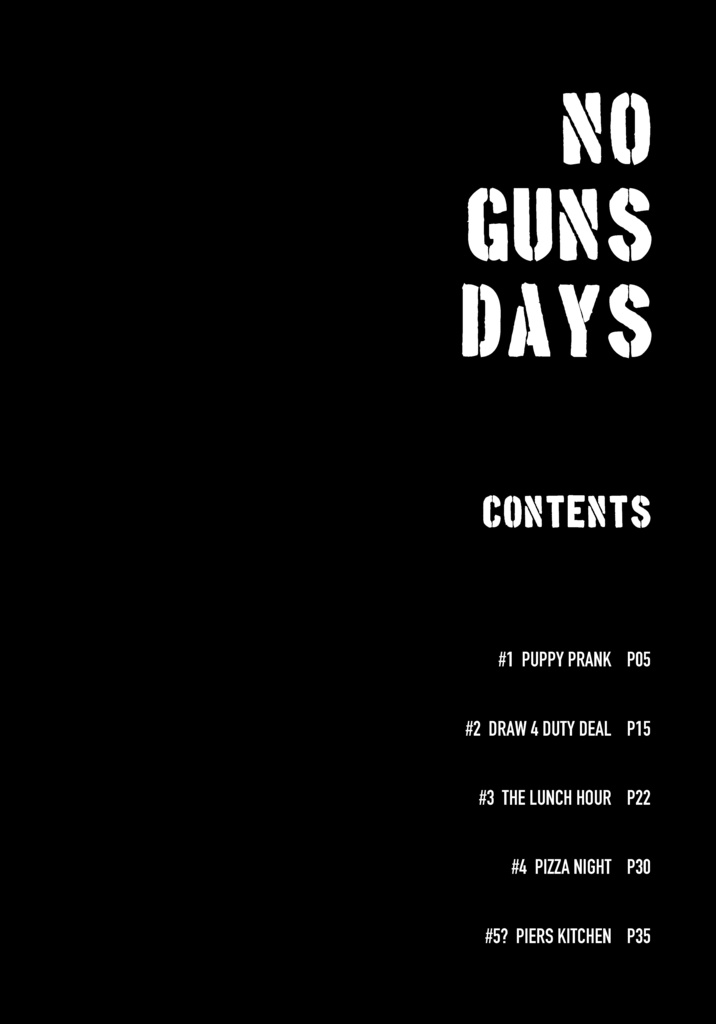 【20250518新刊】NO GUNS DAYS