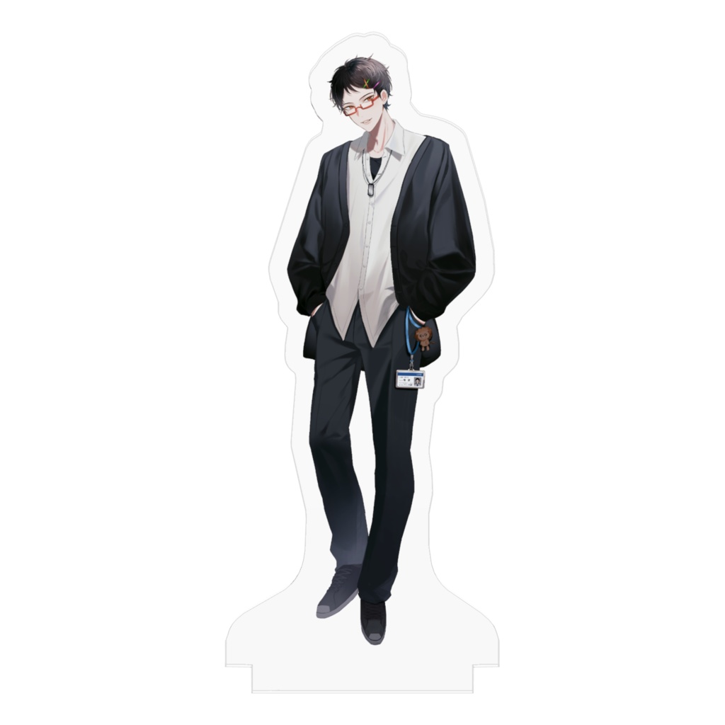 楮朝 上半身下半身アクリルフィギュア 本無し