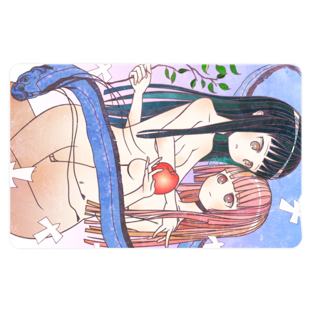 神話的百合 ICカードステッカー