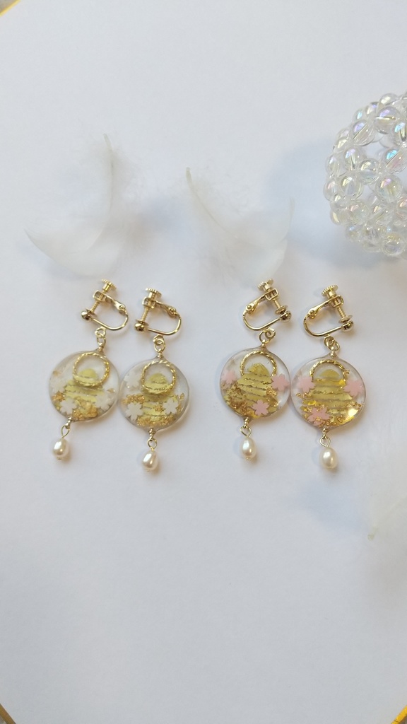 創界山イヤリング【12月24日までクリスマスカード付】