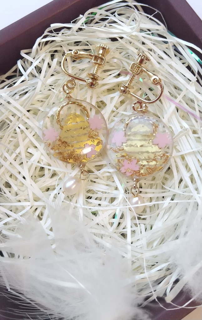 創界山イヤリング【12月24日までクリスマスカード付】