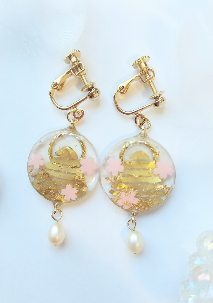 創界山イヤリング【12月24日までクリスマスカード付】