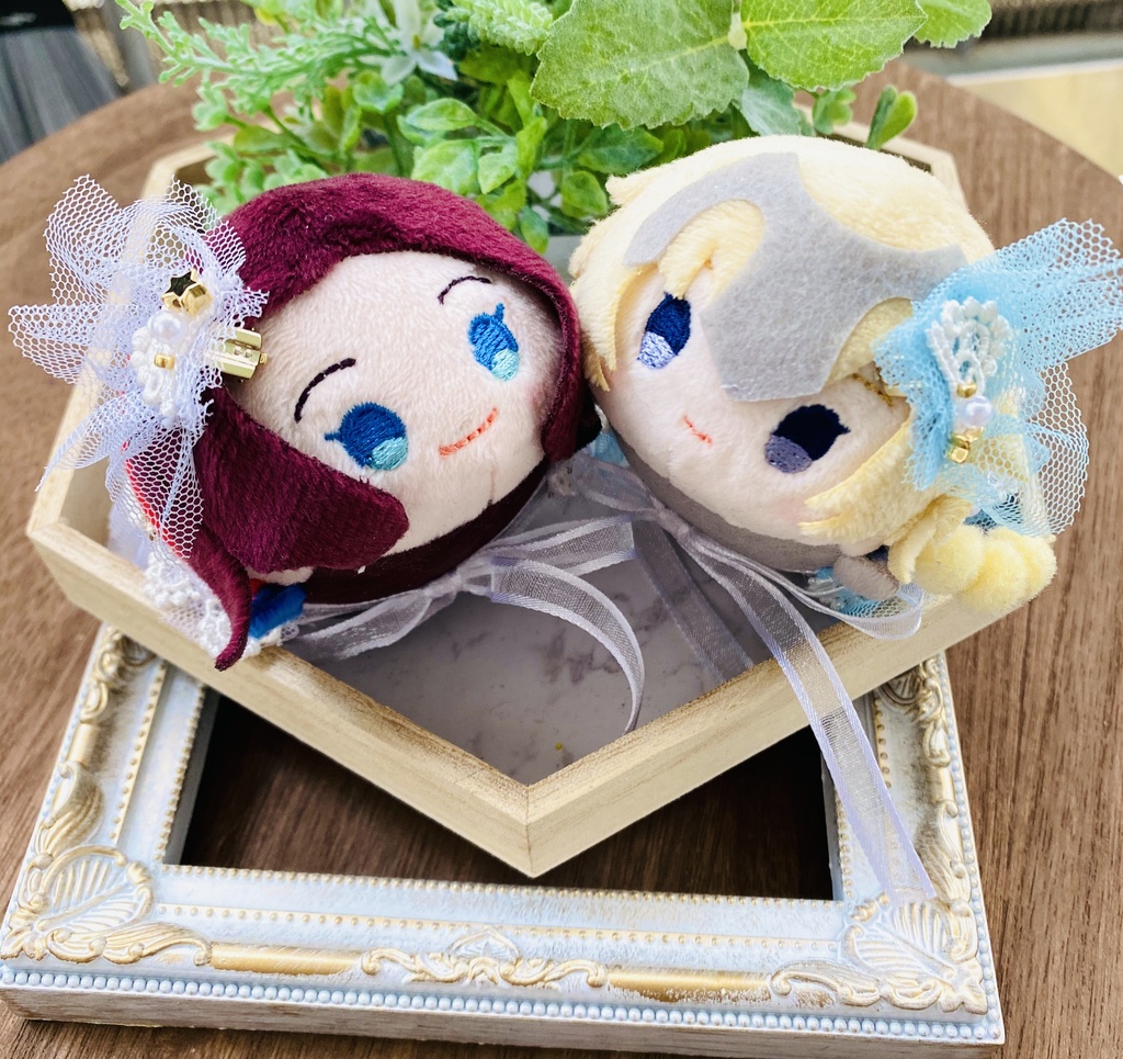 もち用　ヘッドドレス、ドレススカート、チャームセット