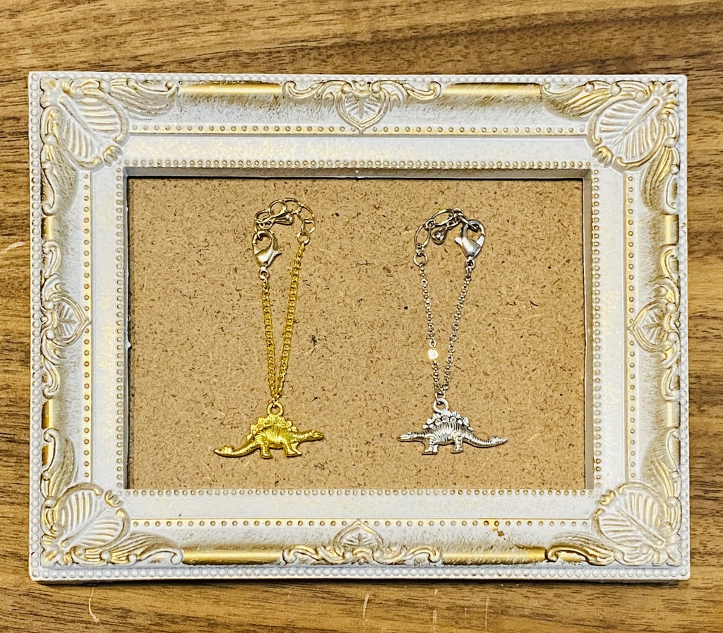 ぬい用　2カラー恐竜ネックレス