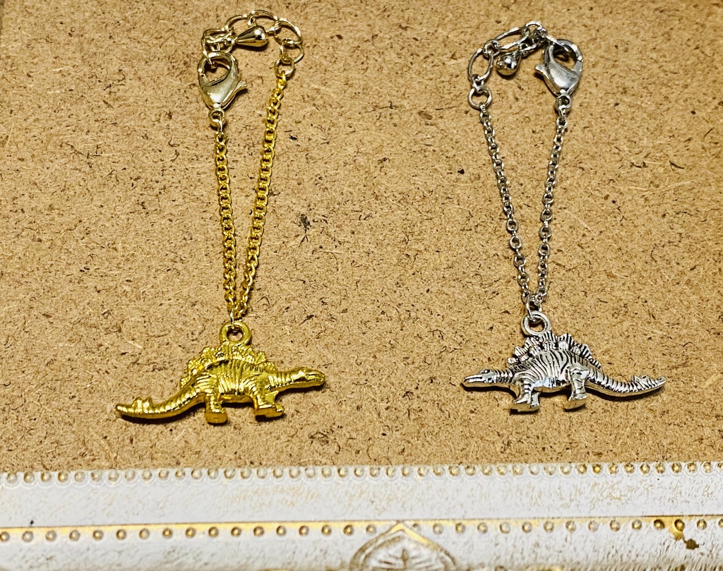 ぬい用 2カラー恐竜ネックレス