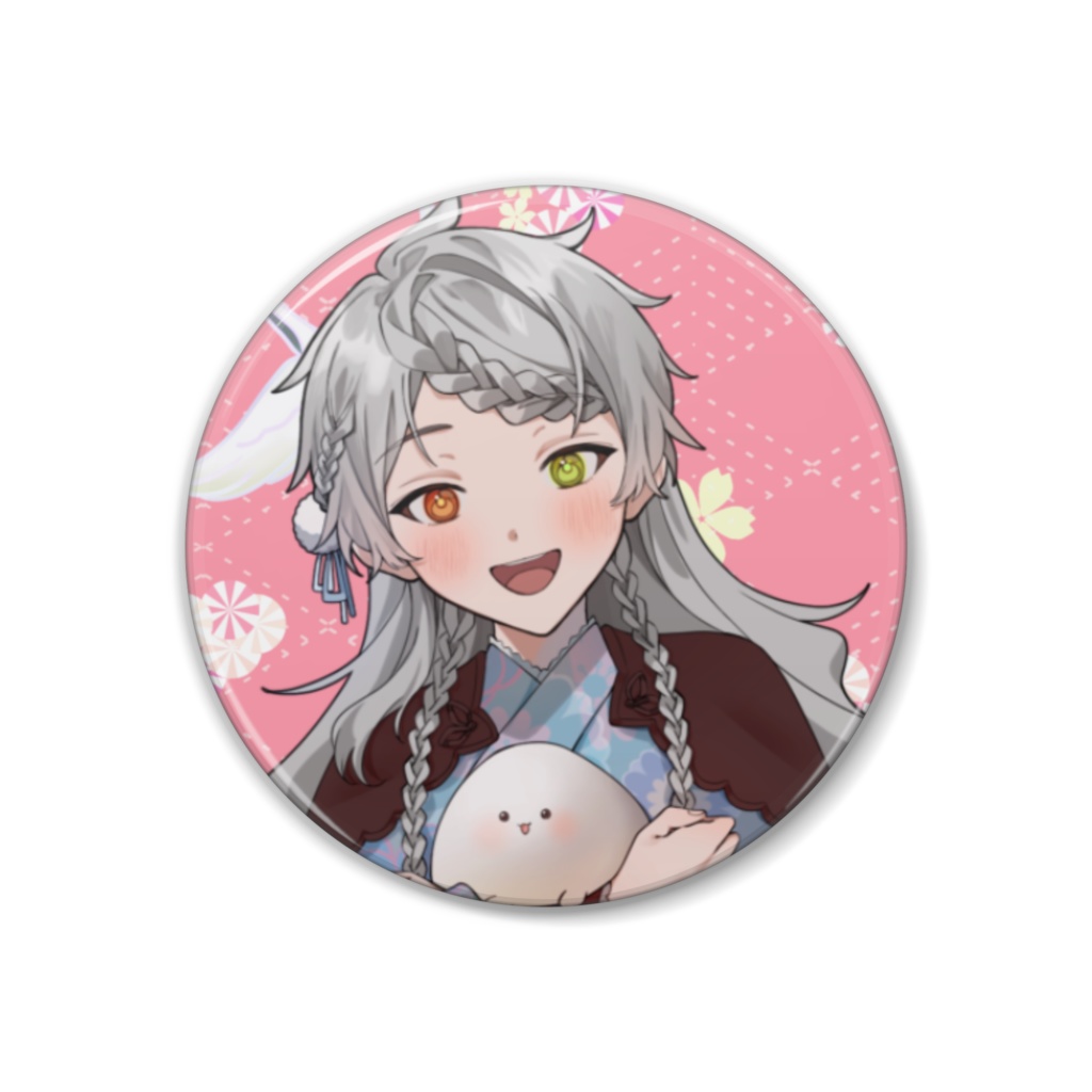 鏡もちこ 女の子Ver. 缶バッジ