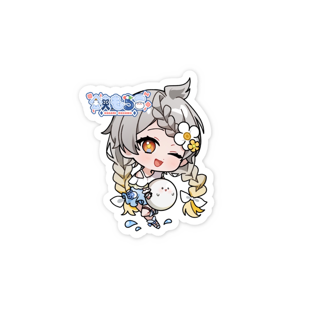 夏仕様なもちこステッカー