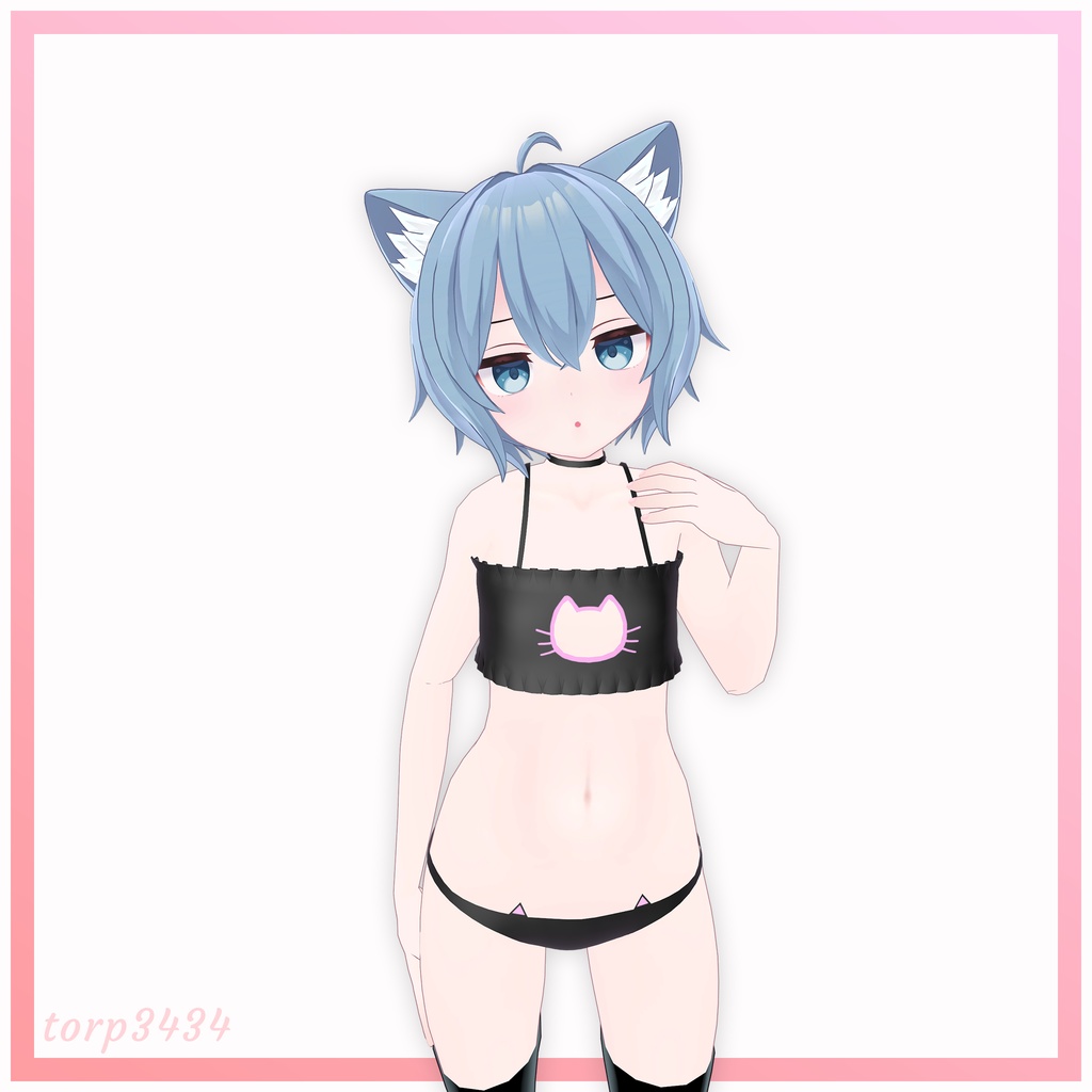『ラスク (Rusk)』ねこランジェリー Neko lingerie Costume