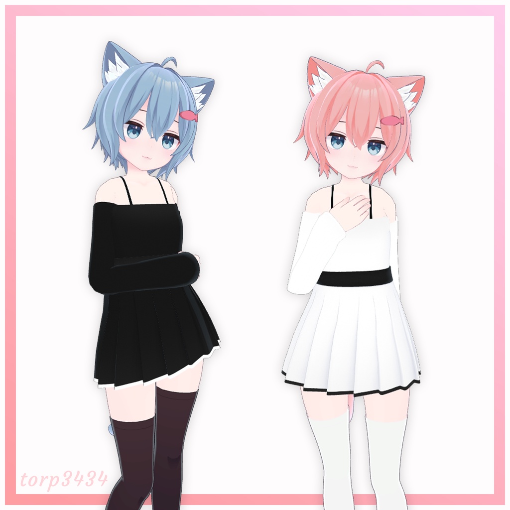 『ラスク (Rusk)』スカート付きドレス Dress with Skirt