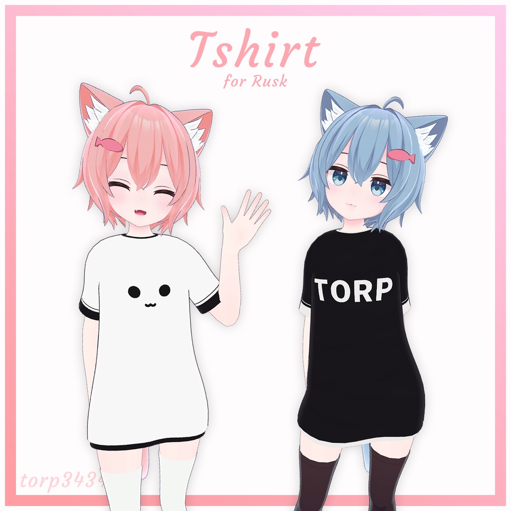 『ラスク (Rusk)』ティーシャツ Tshirt for Rusk