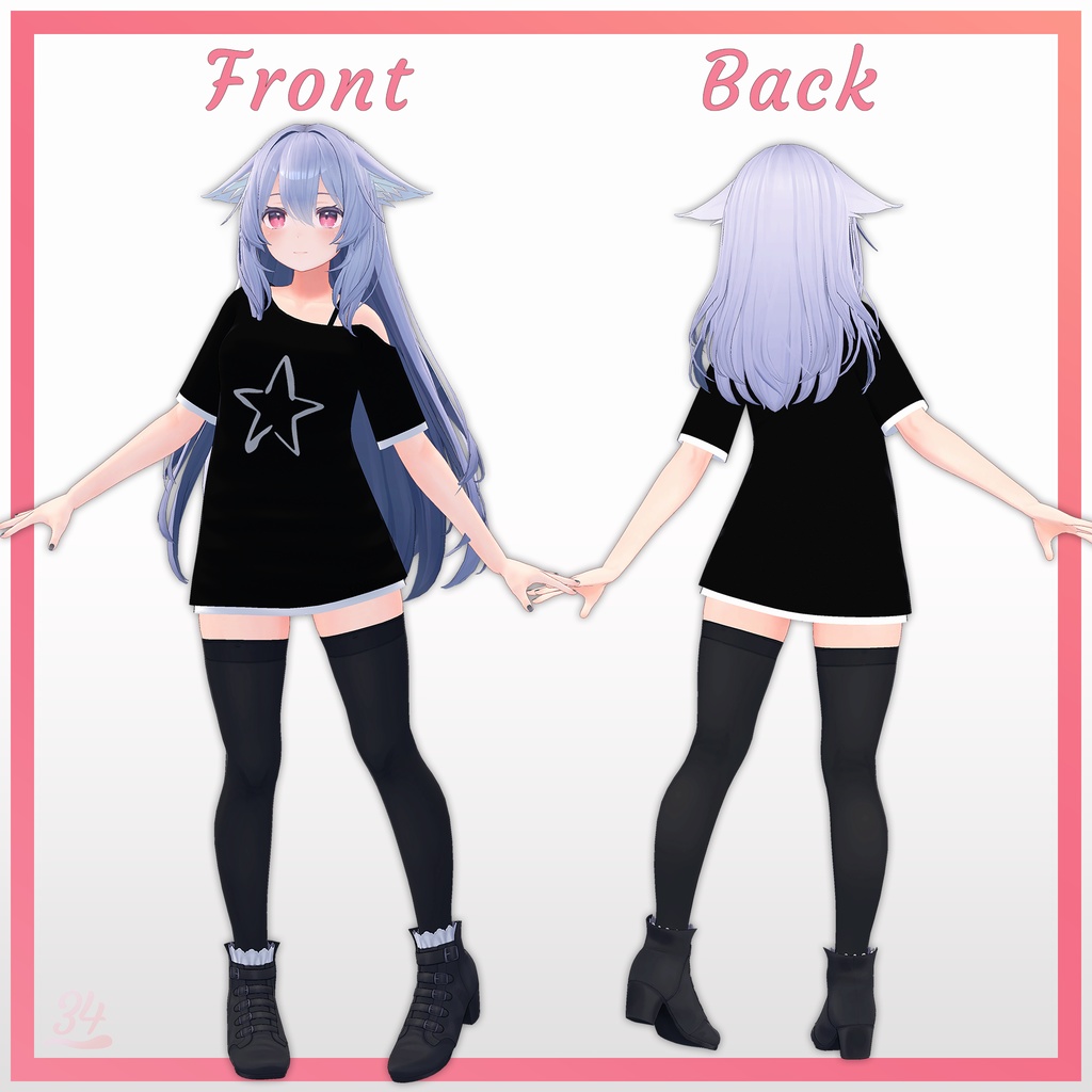 『桔梗(Kikyo)』オフショルダーシャツ Off shoulder shirt for Kikyo