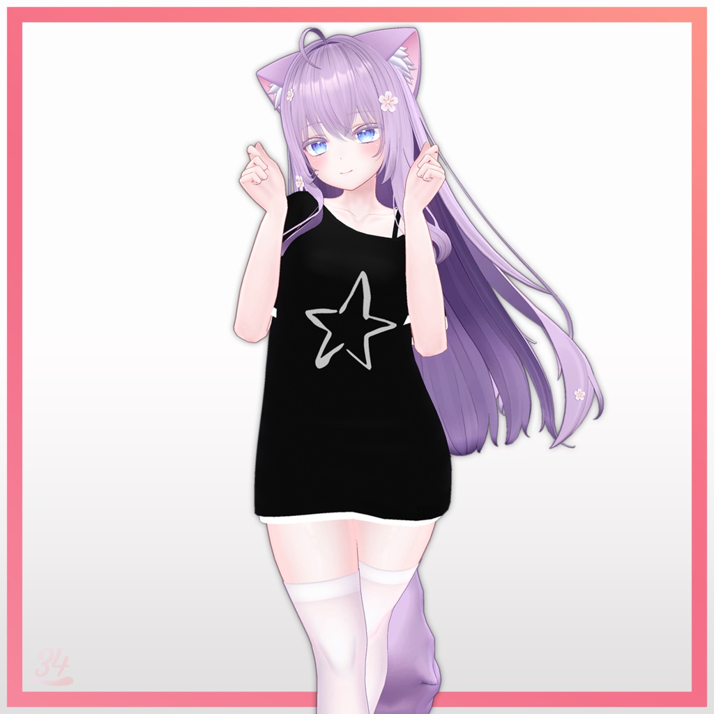 『萌(Moe)』 オフショルダーシャツ Off shoulder shirt for Moe