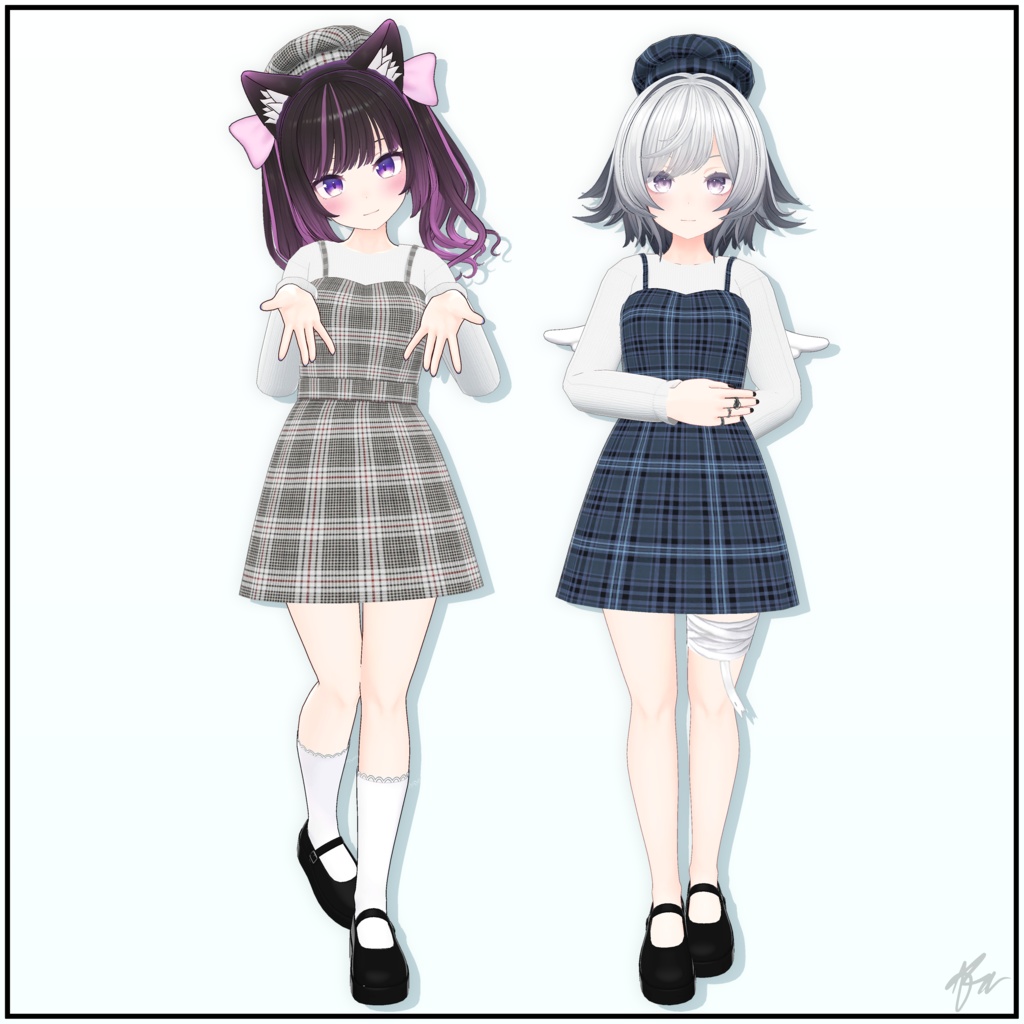 『むろむ あのん用』 Plaid Dress for Anon Muromu