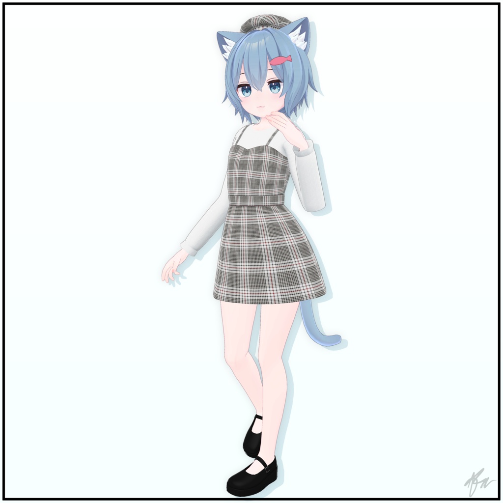 『ラスク (Rusk)』 Plaid Dress for Rusk