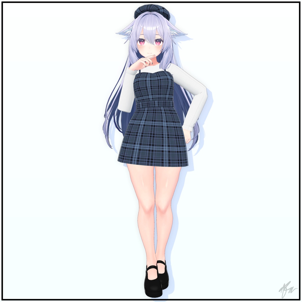 『桔梗(Kikyo)』Plaid Dress for Kikyo