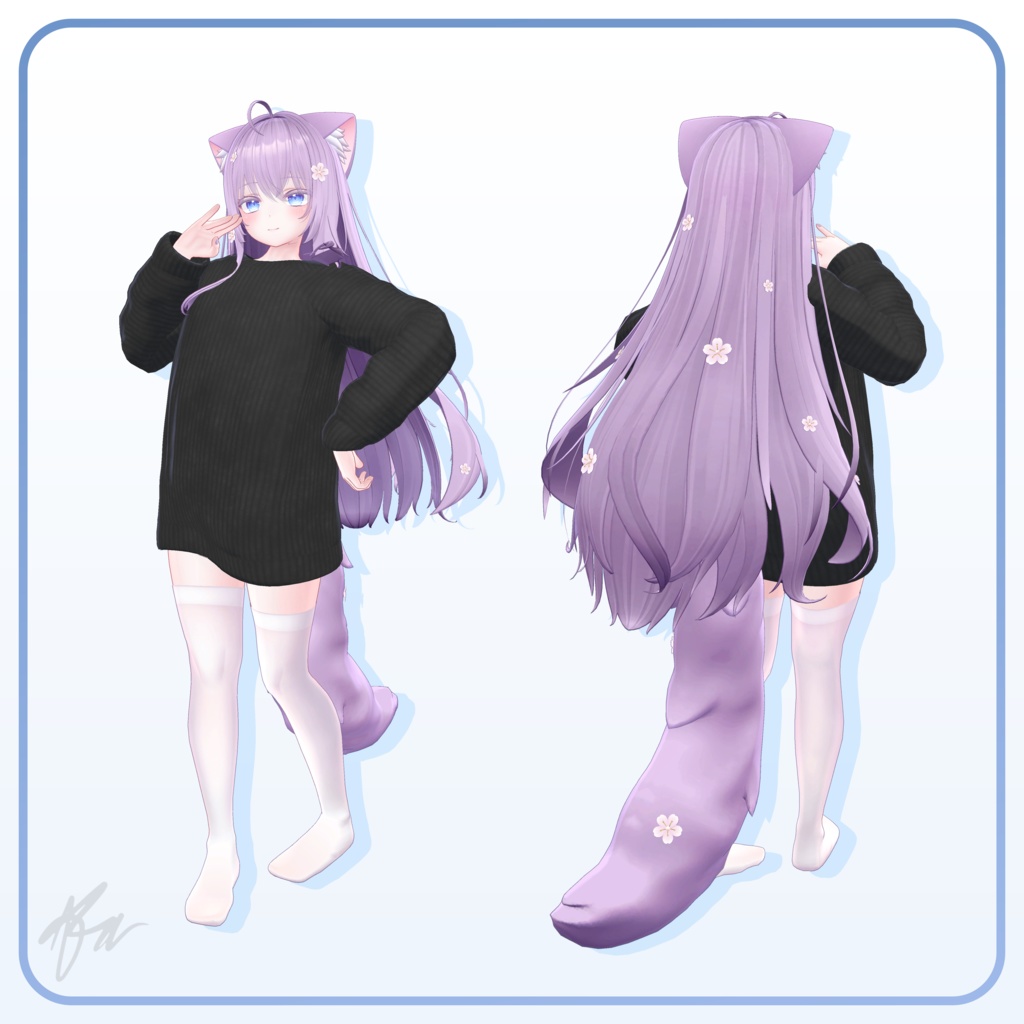 【10アバター対応】 ニットセーター