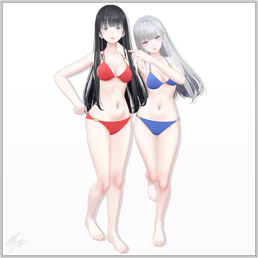 『森羅 (Shinra)』 Simple Chain Bikini for Shinra