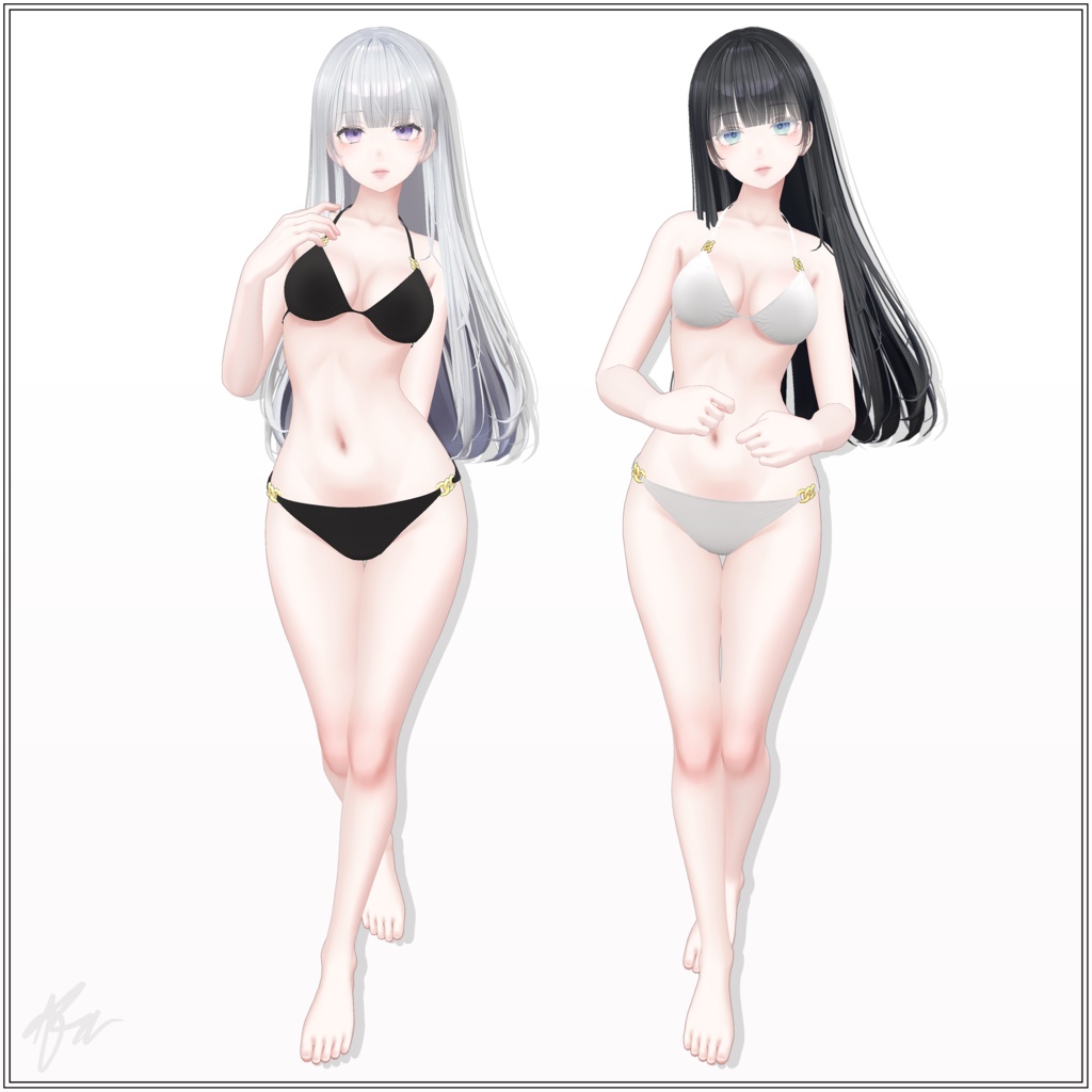 『森羅 (Shinra)』 Simple Chain Bikini for Shinra