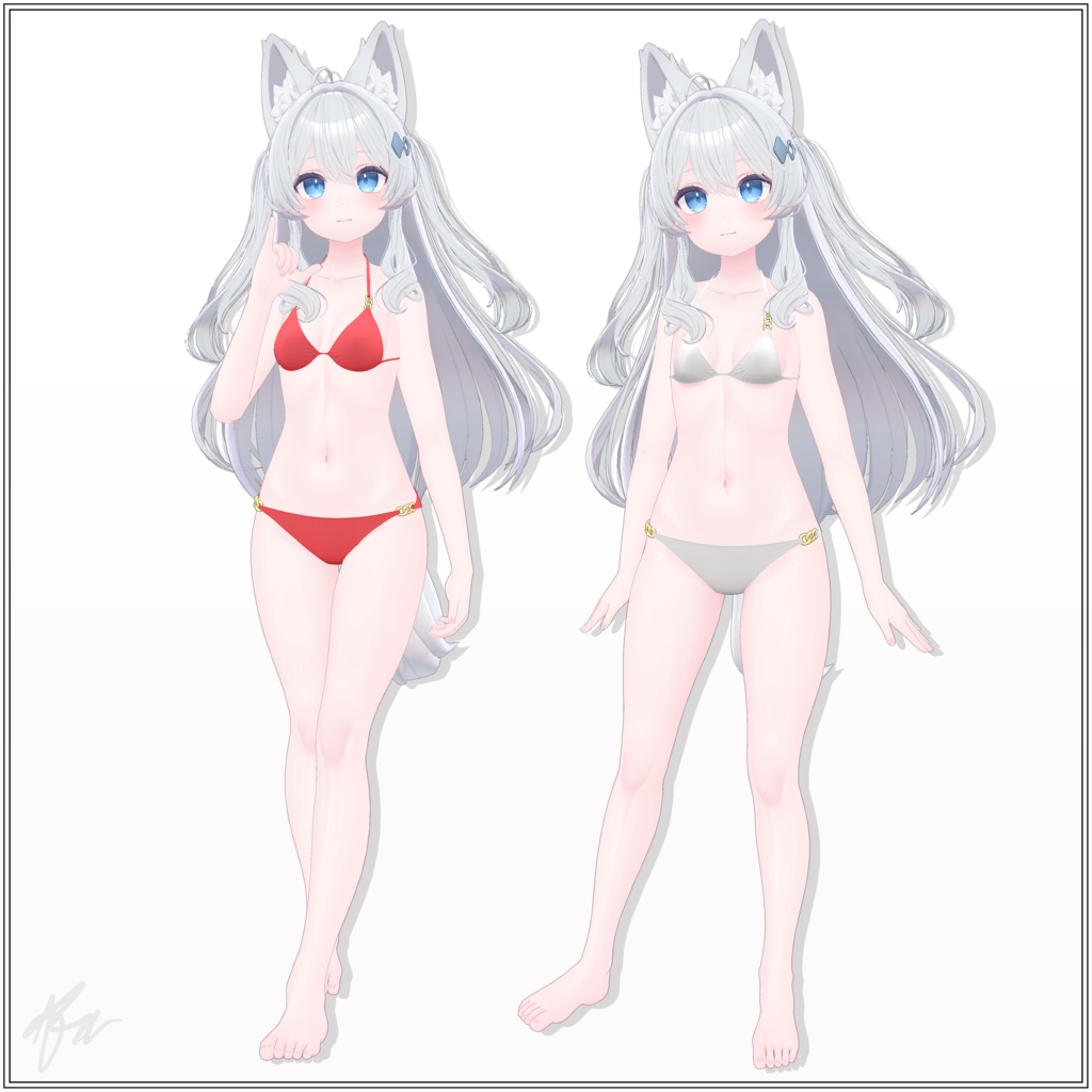 『ライム (Lime)』 Simple Chain Bikini for Lime